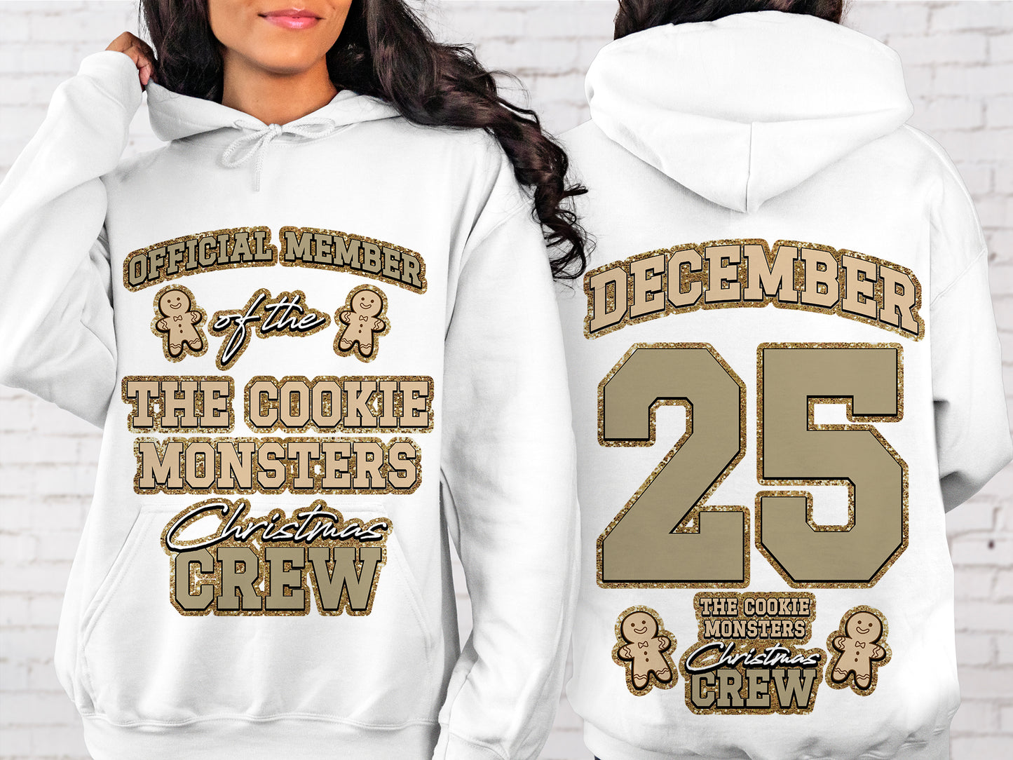 Funny Christmas T-Shirt PNG | Christmas Crew PNG The Cookie Monsters | Instant Download Holiday Designs for Sublimation & Crafts (Copy)