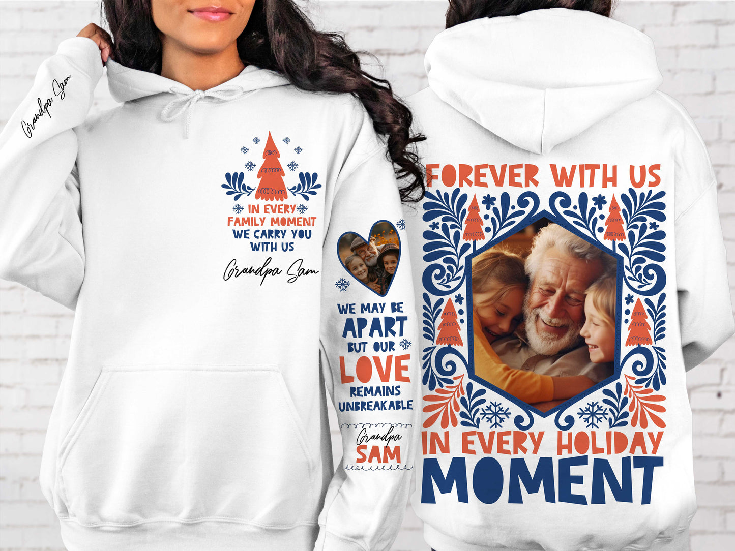 Christmas remembrance hoodie Png 10 Designs Front + Back + Sleeve Memorial Designs