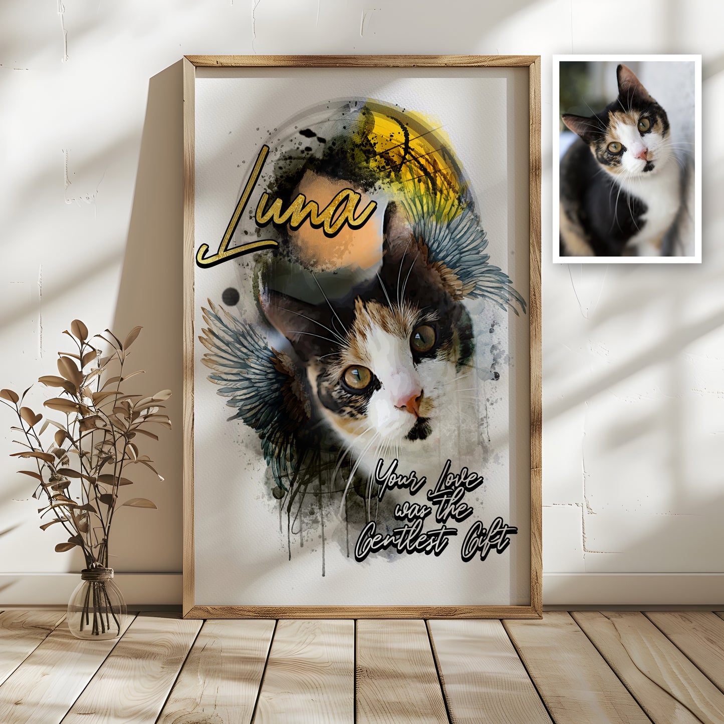 Watercolor portrait Watercolor Pet Portrait From Photo, Custom Pet Portrait from photo, Dog Painting Pet Painting, Gift Pet Memorial Birthday, Dog Watercolor