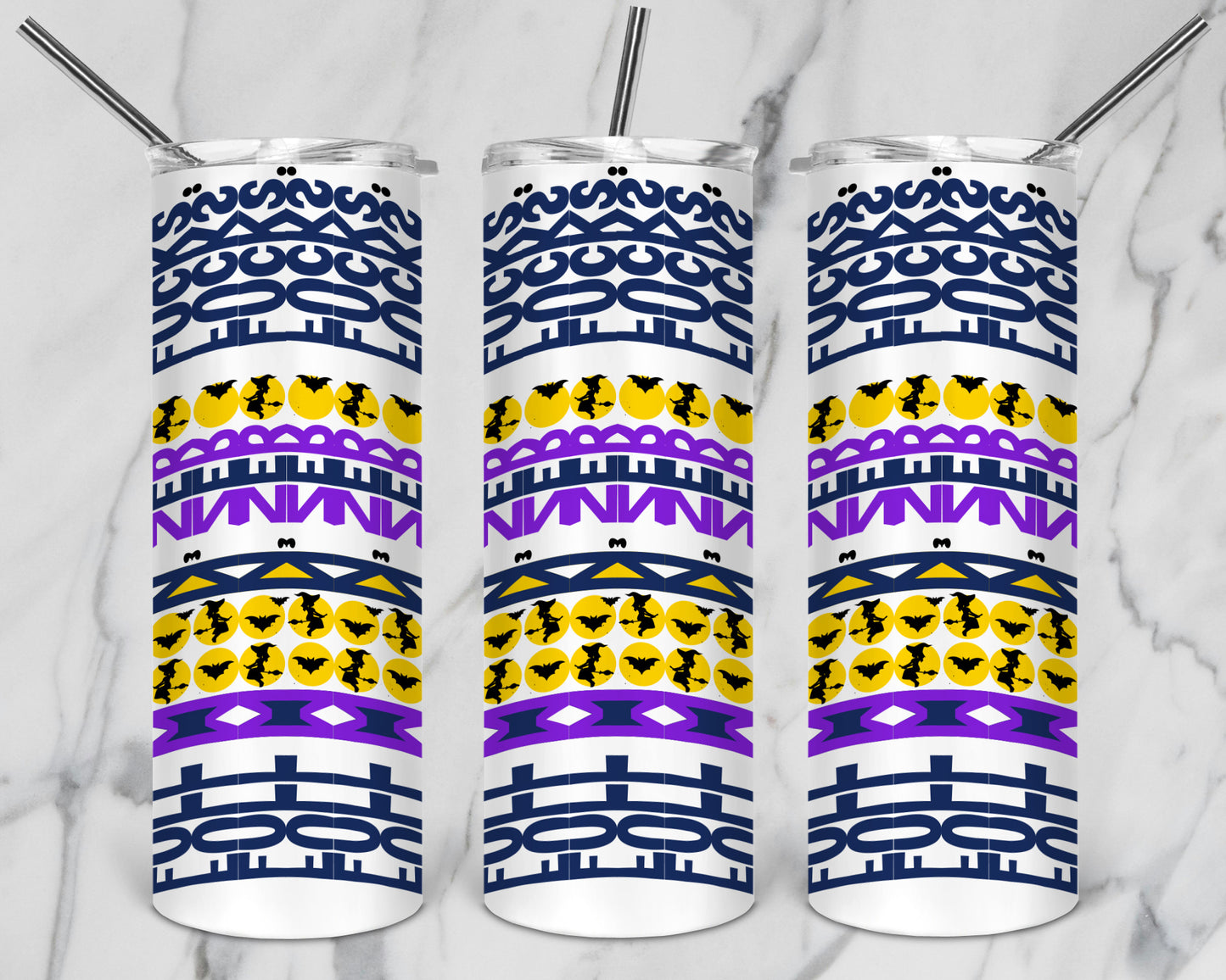 20 Designs Halloween Bundle Hidden Message Geometric 20 oz Tumbler | Hidden Message Halloween PNG Halloween SVG for Sublimation & Cricut