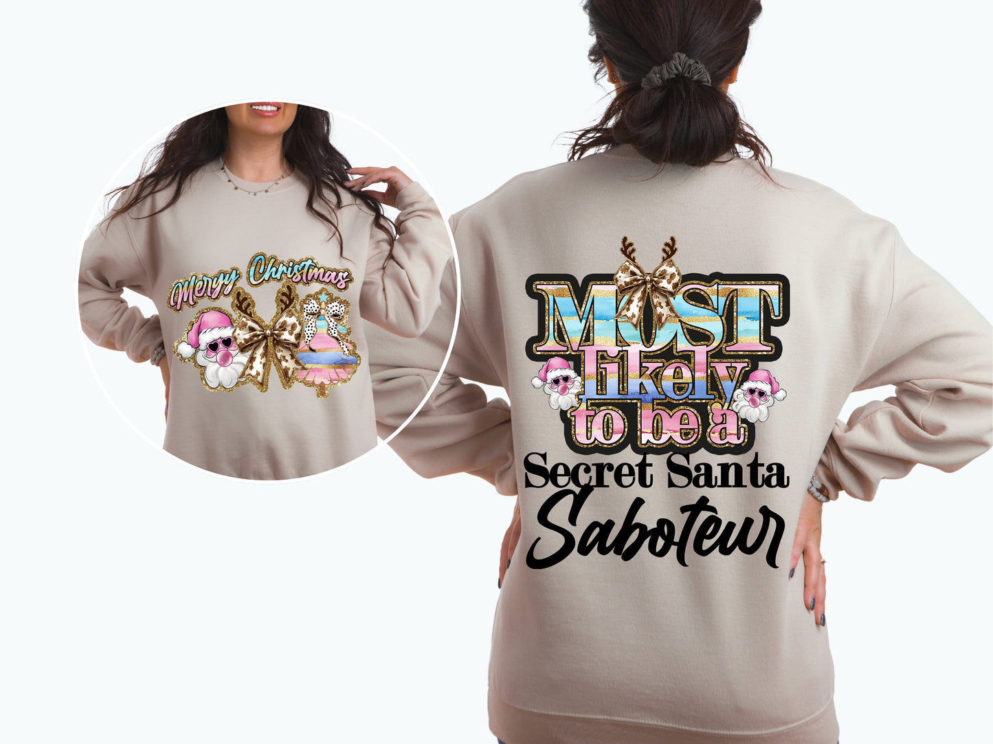 Funny Christmas T-Shirt PNG | Christmas PNG Most likely to be a ... 10 Designs Christmas Bundle PNG | Instant Download Holiday Designs for Sublimation & Crafts