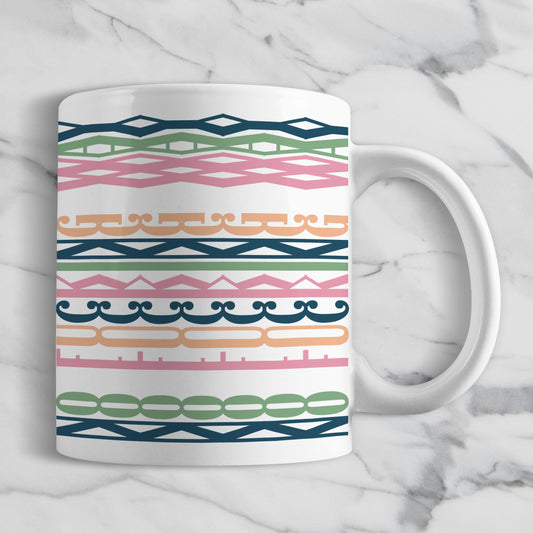 Hidden Message Geometric Mug Design | Hidden Message PNG SVG for Sublimation & Cricut