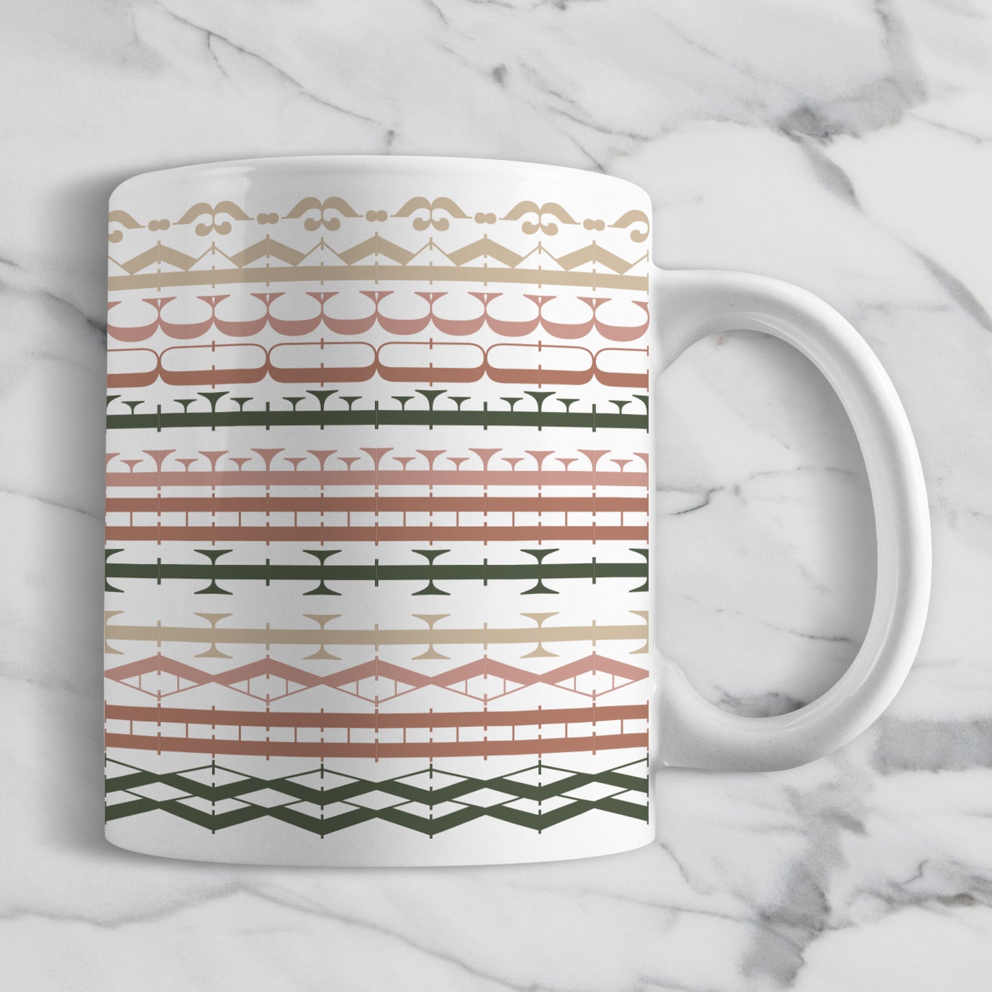 Hidden Message Geometric Mug Design | Hidden Message PNG SVG for Sublimation & Cricut