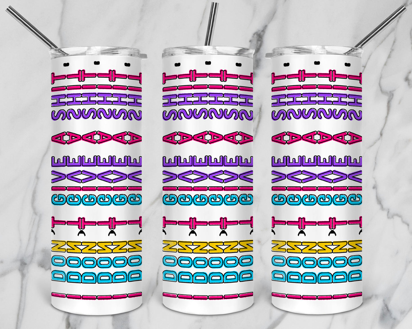 20 Designs Bundle Hidden Message Geometric 20 oz Tumbler | Hidden Message PNG SVG for Sublimation & Cricut