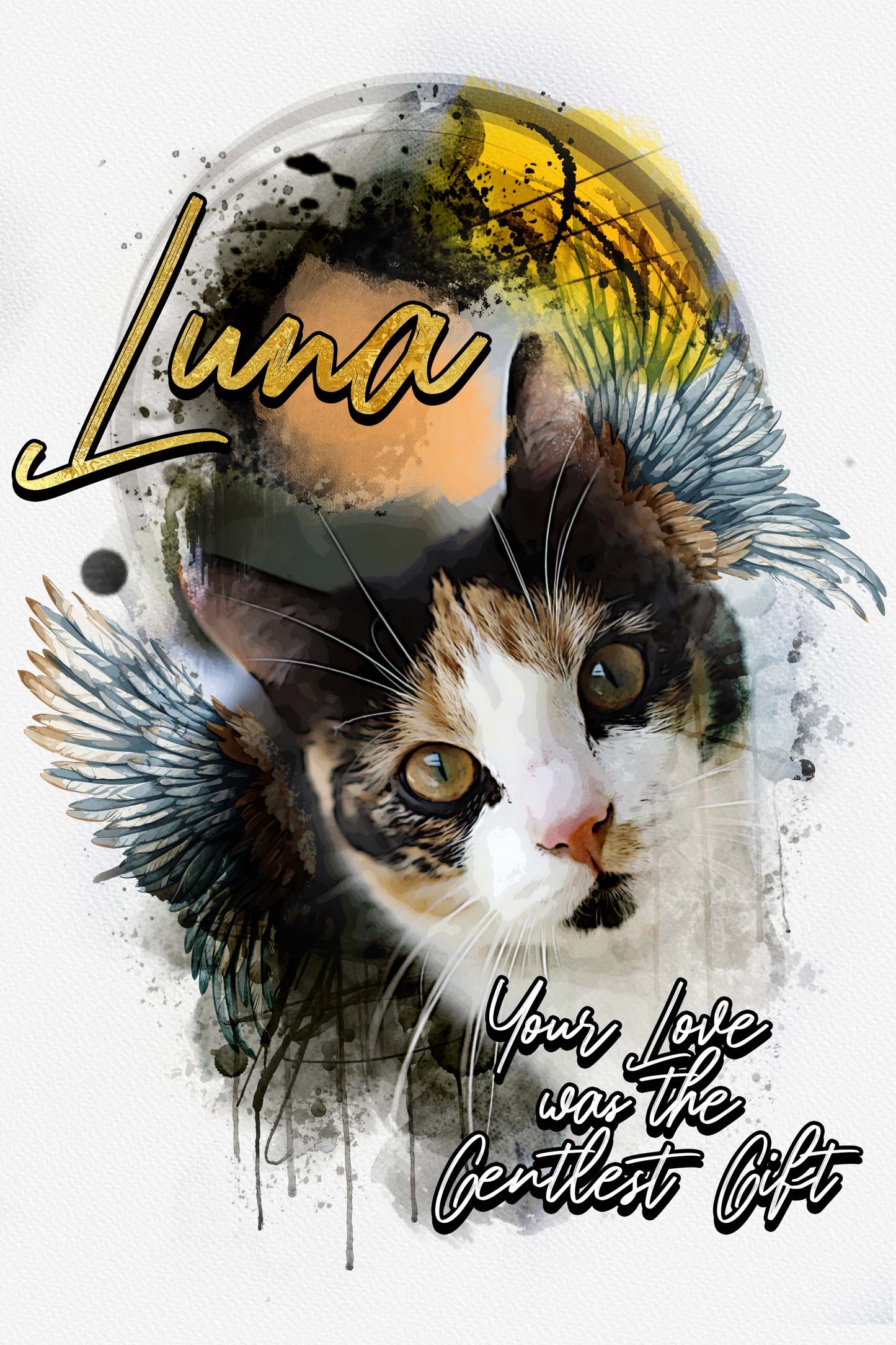 Watercolor portrait Watercolor Pet Portrait From Photo, Custom Pet Portrait from photo, Dog Painting Pet Painting, Gift Pet Memorial Birthday, Dog Watercolor