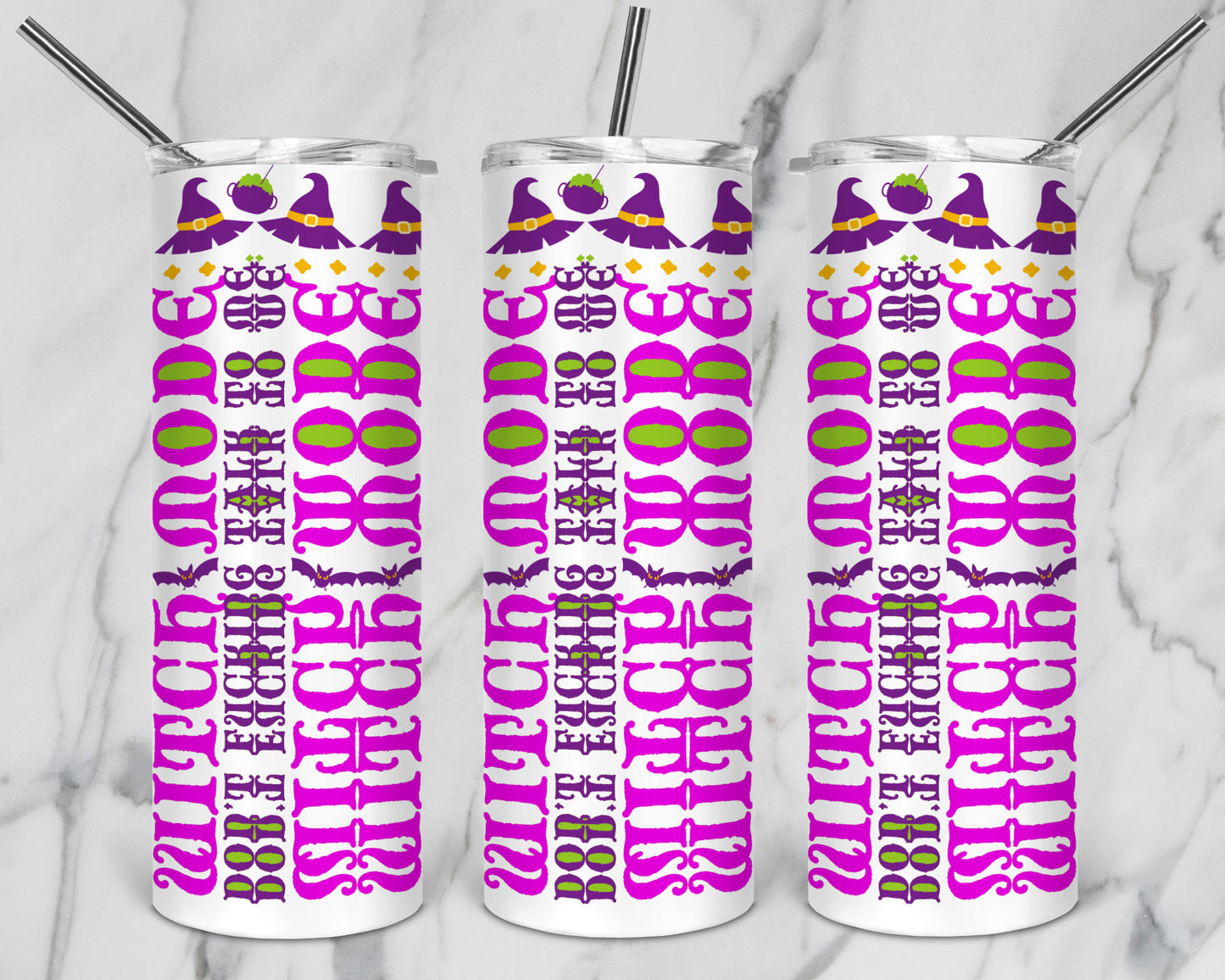 20 Designs Halloween Bundle Hidden Message Geometric 20 oz Tumbler | Hidden Message Halloween PNG Halloween SVG for Sublimation & Cricut