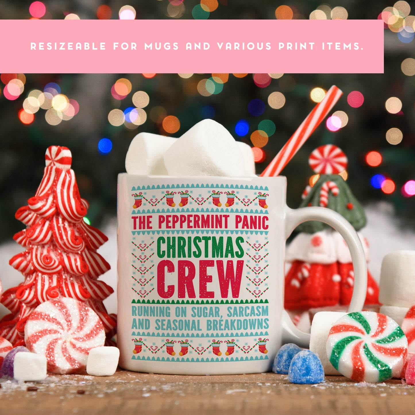 10 Designs Bundle The ultimate Christmas Crew collection Digital Designs Funny Christmas Crew Shirt Designs PNG and SVG | 10 Front & Back Holiday Sublimation PNGs | Family, Sarcastic & Festive Quotes