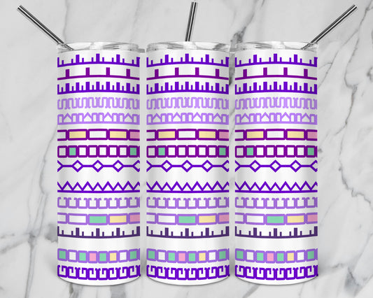 Hidden Message Geometric 20 oz Tumbler | Hidden Message PNG SVG for Sublimation & Cricut