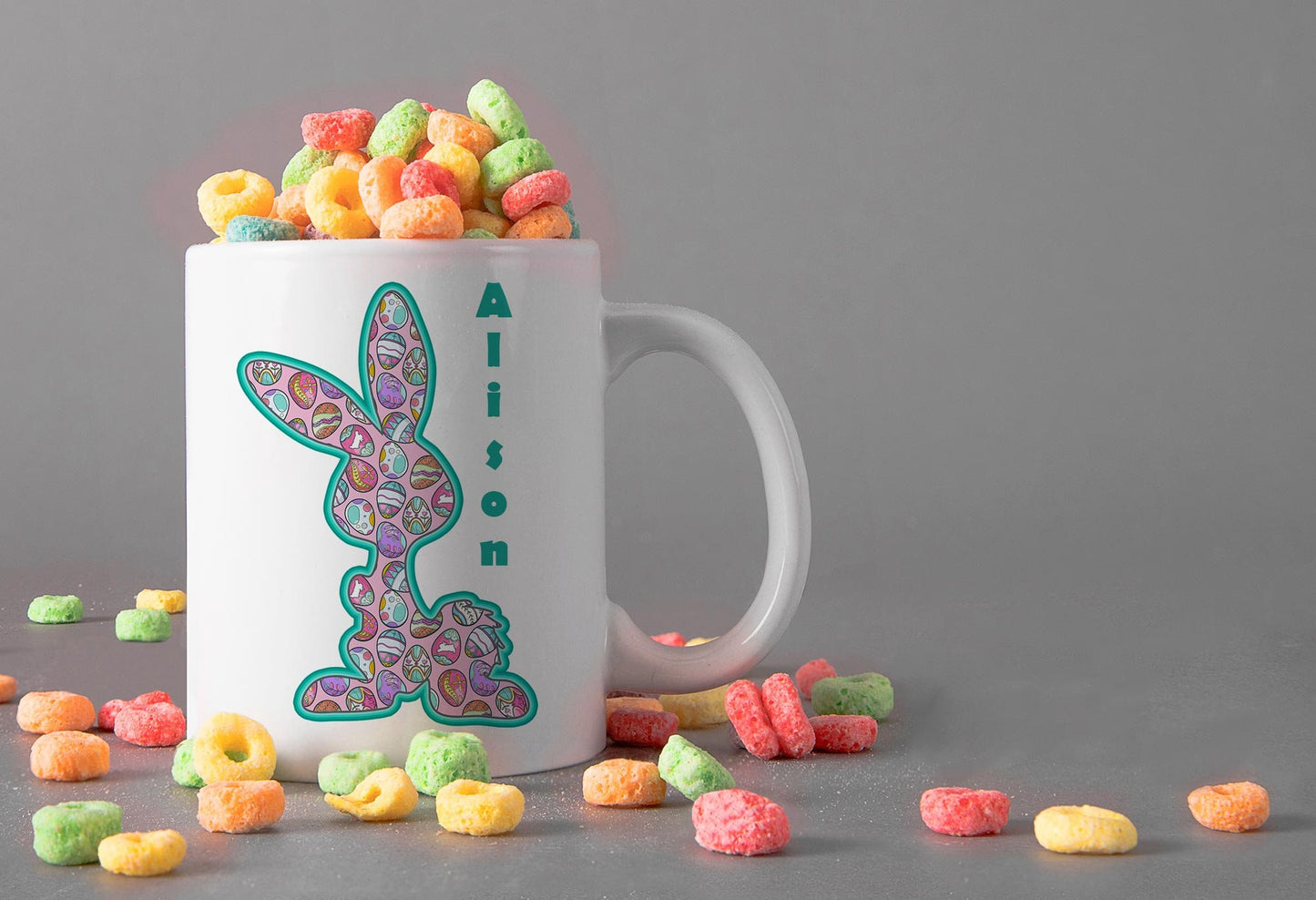 EASTER Bunny Sublimation Design for Sublimation Printing - EASTER EGGS Bunny - Easter Sublimation template design Easter Sublimation