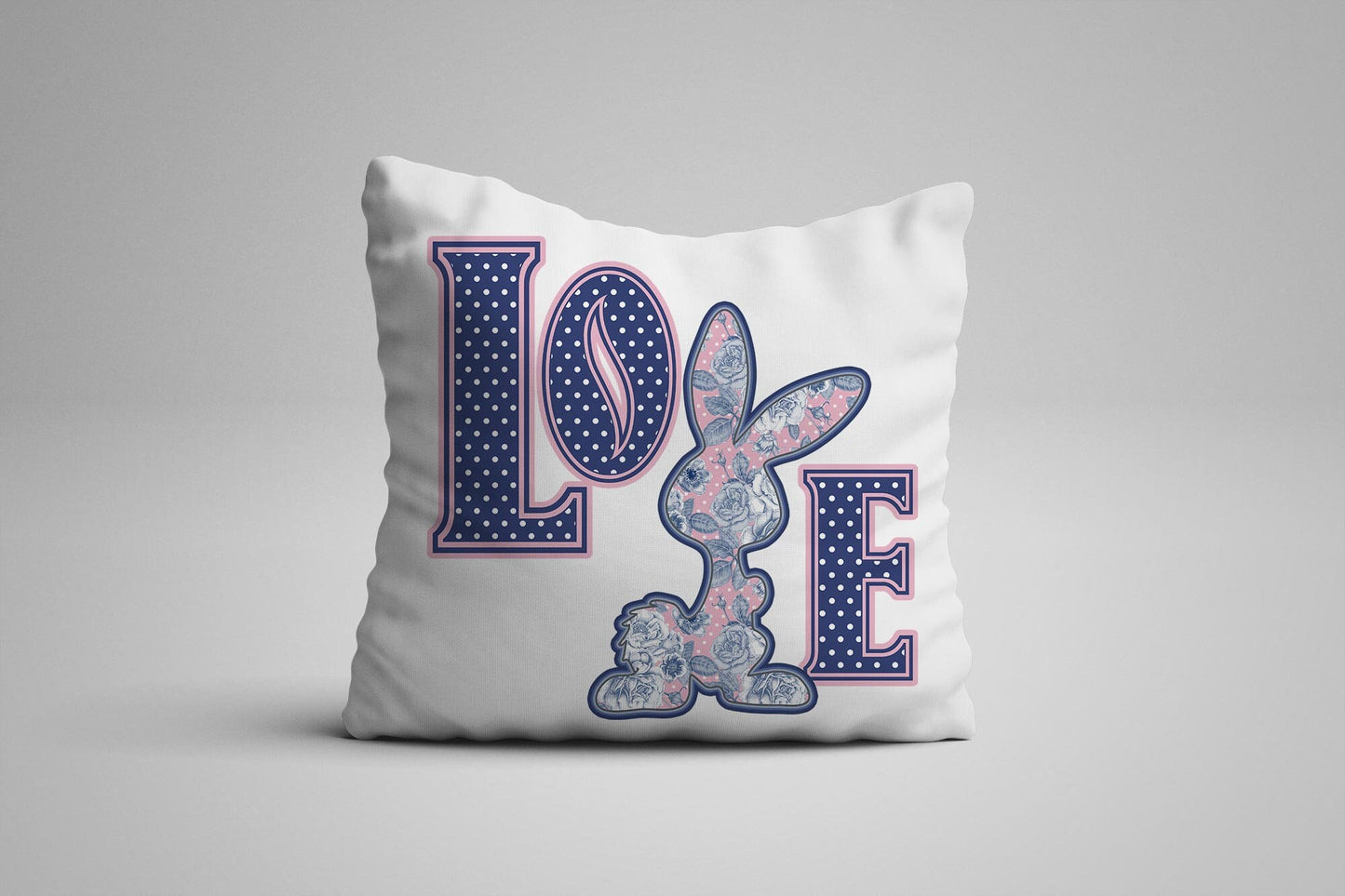EASTER LOVE Bunny Sublimation Design for Sublimation Printing - Shabby Chic Bunny Love Easter - Easter Sublimation design LOVE Sublimation