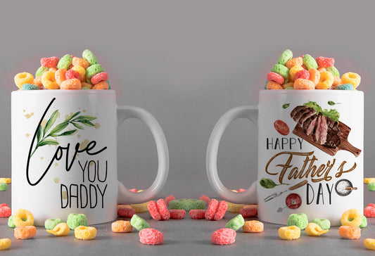 10 FATHERS DAY Mug Template Designs for Sublimation Printing Happy Fathers Day Mug Dad Mug Father Sublimation template design Volume 3