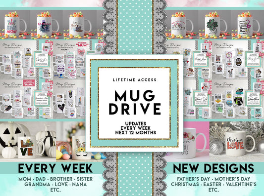 Sublimation MUG Design DRIVE Mug PNG Designs 2022