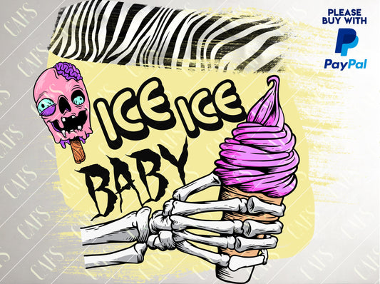 Scary Ice Cream Png Halloween Design