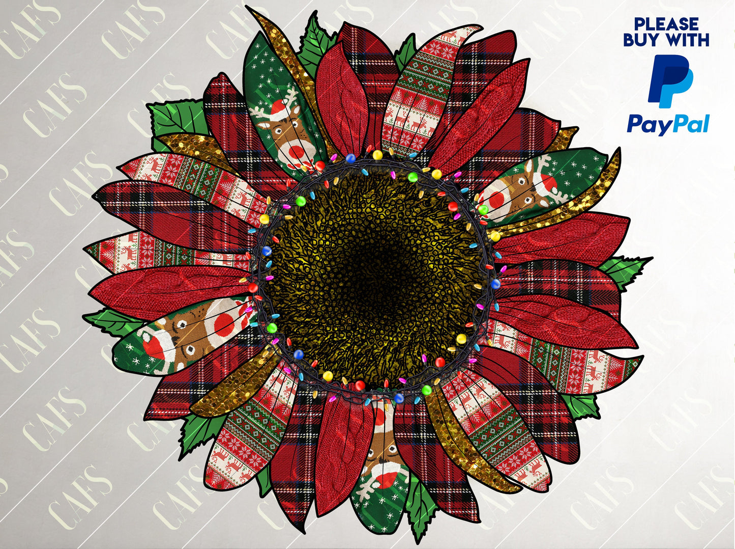 Christmas Sunflower Png Sublimation Design Christmas Sunflower Png Christmas Digital Design PNG Sublimation Design PNG Christmas Digital Png