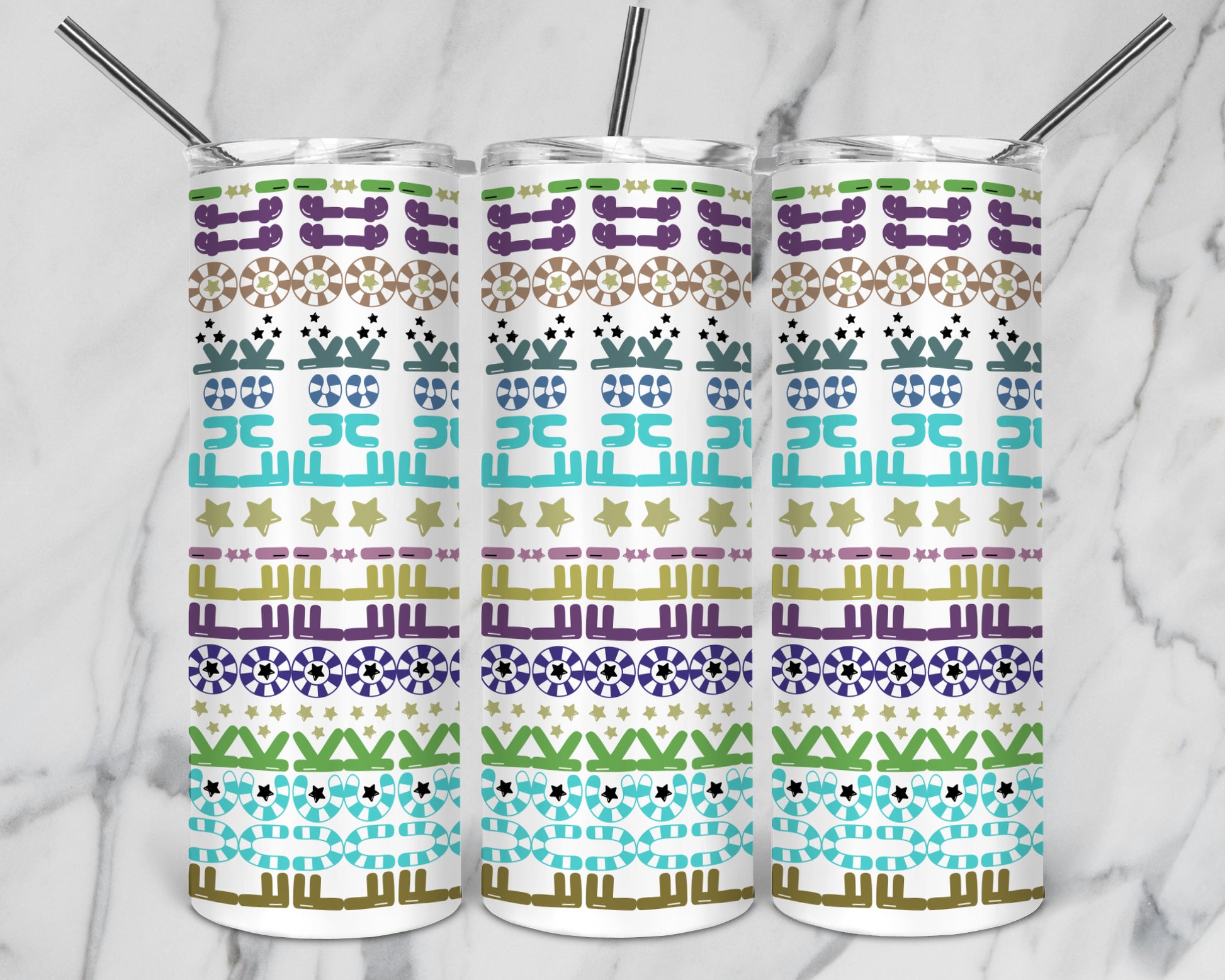 20oz tumbler Hidden Design