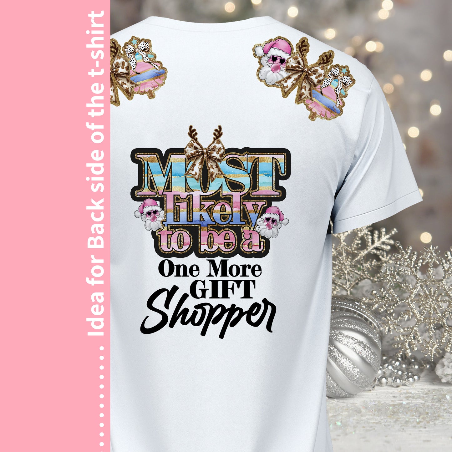 Funny Christmas T-Shirt PNG | Christmas PNG Most likely to be a ... 10 Designs Christmas Bundle  PNG | Instant Download Holiday Designs for Sublimation & Crafts