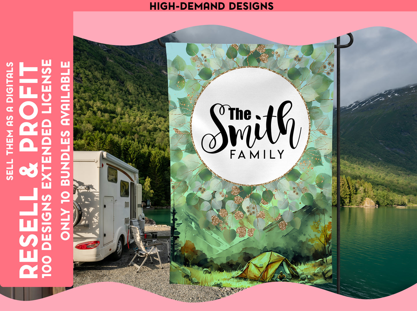 100 designs Exclusive Bundle VOL.2 Digital Designs with full commercial License you can resell as a Digital Files (Copy)