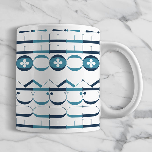 Hidden Message Geometric Mug Design | Hidden Message PNG SVG for Sublimation & Cricut