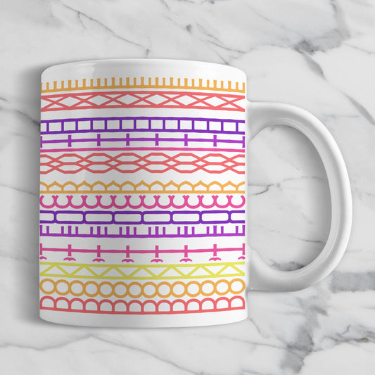 Hidden Message Geometric Mug Design | Hidden Message PNG SVG for Sublimation & Cricut