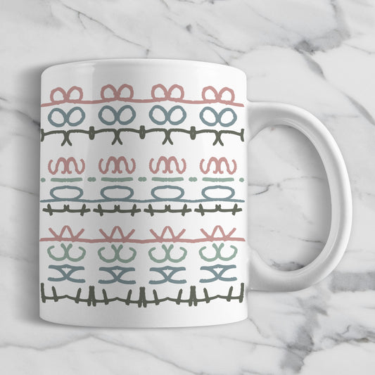 Hidden Message Geometric Mug Design | Hidden Message PNG SVG for Sublimation & Cricut