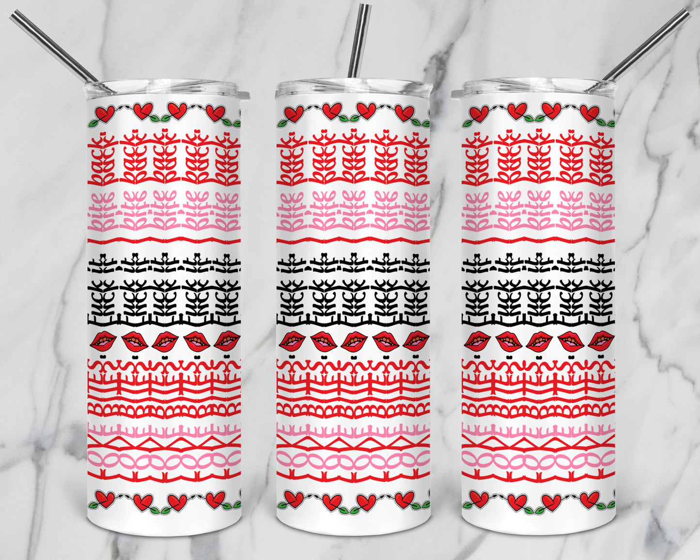 20 Designs Anti Valentine's Day Sarcastic Bundle Hidden Message Geometric 20 oz Tumbler | Hidden Message Sarcastic Valentine SVG for Sublimation & Cricut