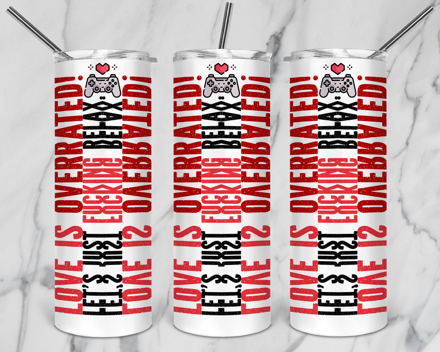 20 Designs Anti Valentine's Day Sarcastic Bundle Hidden Message Geometric 20 oz Tumbler | Hidden Message Sarcastic Valentine SVG for Sublimation & Cricut