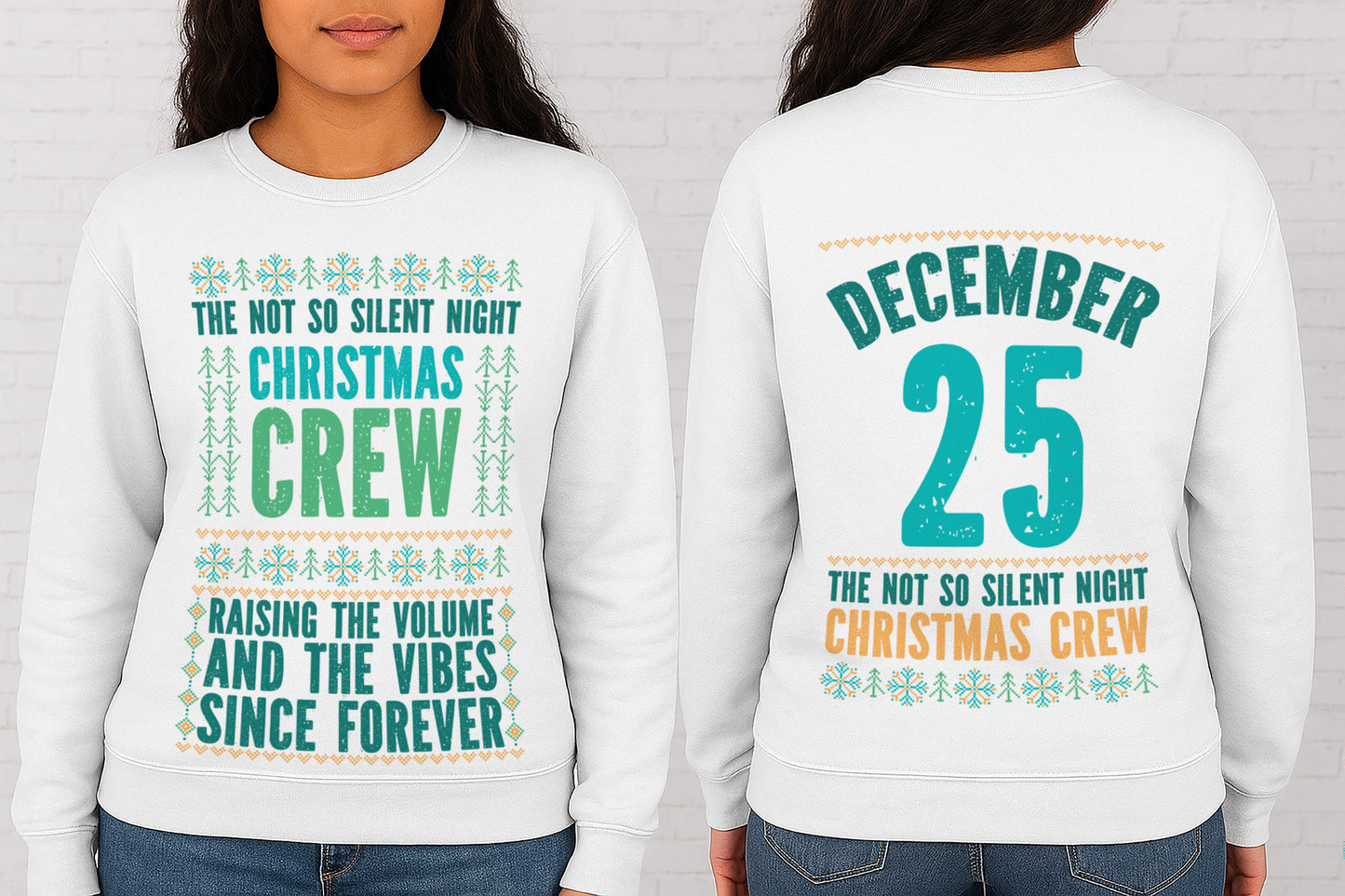 10 Designs Bundle The ultimate Christmas Crew collection Digital Designs Funny Christmas Crew Shirt Designs PNG and SVG | 10 Front & Back Holiday Sublimation PNGs | Family, Sarcastic & Festive Quotes