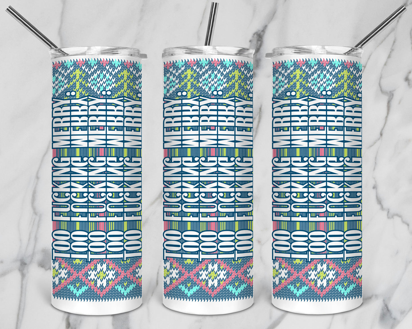 20 Designs Snarky Christmas Bundle Hidden Message Geometric 20 oz Tumbler | Hidden Message Christmas PNG Christmas SVG for Sublimation & Cricut