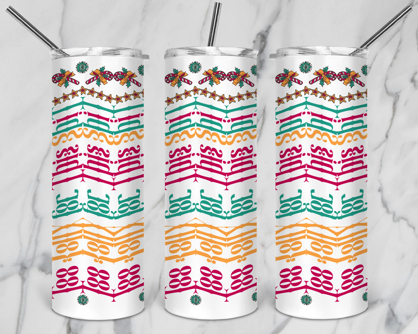 20 Designs Snarky Christmas Bundle Hidden Message Geometric 20 oz Tumbler | Hidden Message Christmas PNG Christmas SVG for Sublimation & Cricut