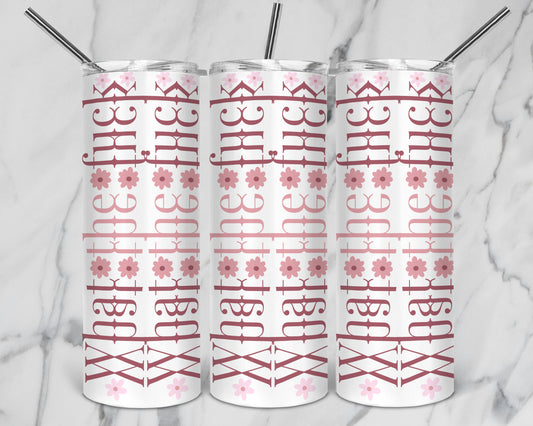 Hidden Message Geometric 20 oz Tumbler | Hidden Message PNG SVG for Sublimation & Cricut