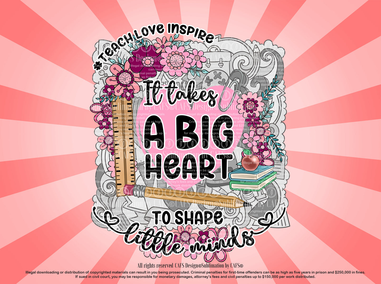 It takes a big heart to teach little minds PNG