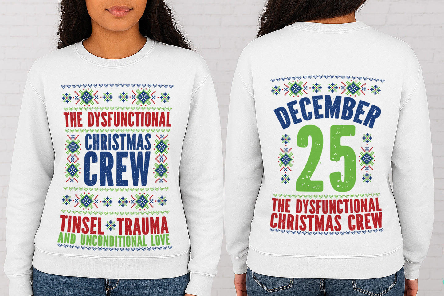 10 Designs Bundle The ultimate Christmas Crew collection Digital Designs Funny Christmas Crew Shirt Designs PNG and SVG | 10 Front & Back Holiday Sublimation PNGs | Family, Sarcastic & Festive Quotes