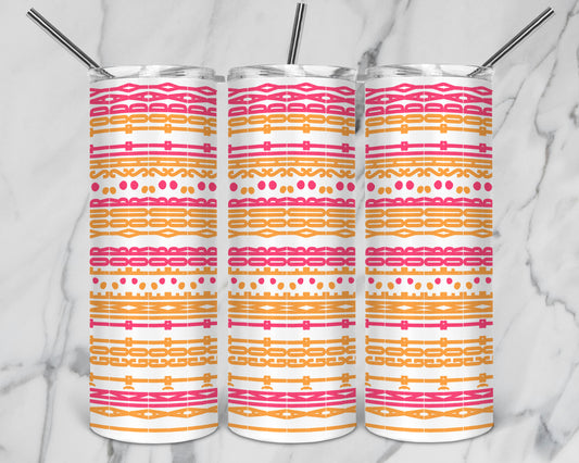 Hidden Message Geometric 20 oz Tumbler | Hidden Message PNG SVG for Sublimation & Cricut