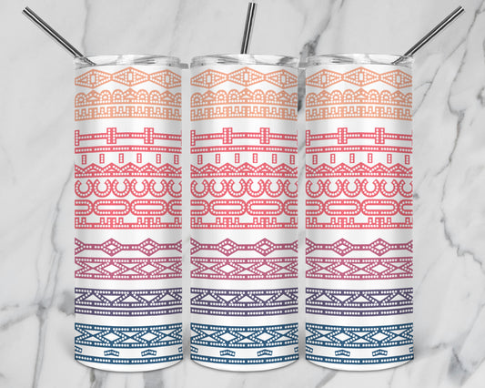 Hidden Message Geometric 20 oz Tumbler | Hidden Message PNG SVG for Sublimation & Cricut