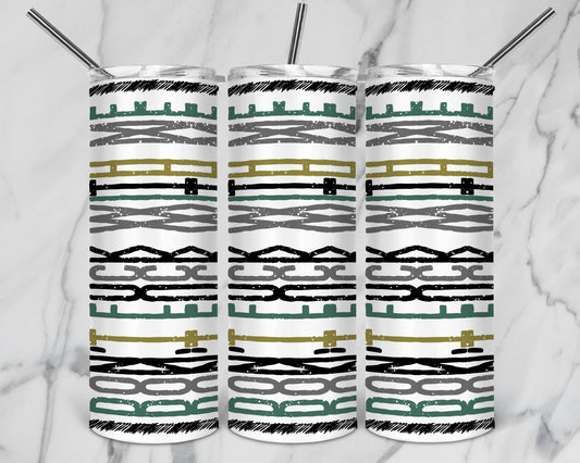 Hidden Message Geometric 20 oz Tumbler | Hidden Message PNG SVG for Sublimation & Cricut