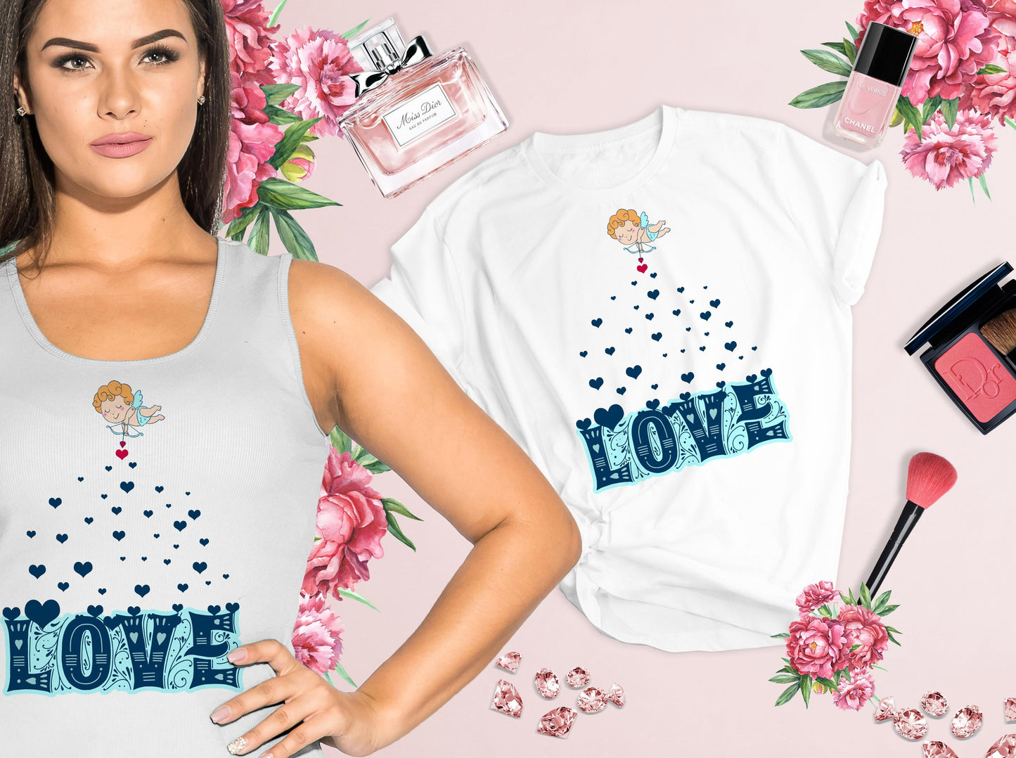 5 Valentines Day T Shirt Template Designs for Sublimation Printing Cute Valentine Shirt VOLUME III Valentines TShirt Valentines Mug Sublime