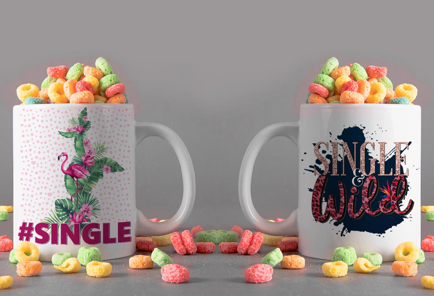 10 VALENTINES DAY for SINGLES Mug Template Designs for Sublimation Printing Anti Valentines Day Mug for single Friend