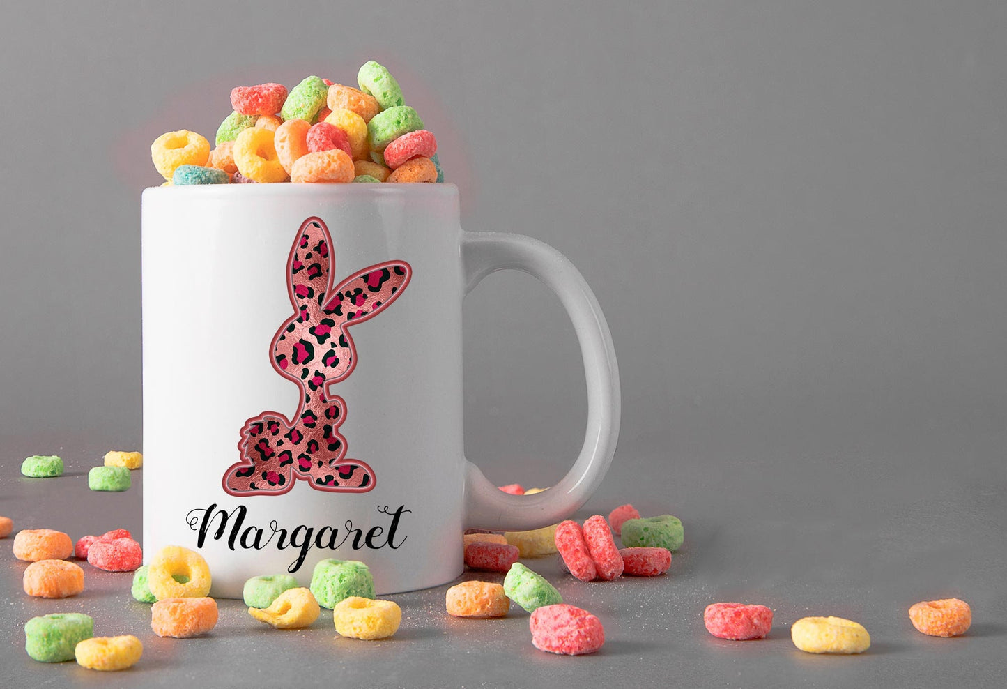 EASTER LOVE Bunny Sublimation Design for Sublimation Printing Love Easter Bunny Rose Gold