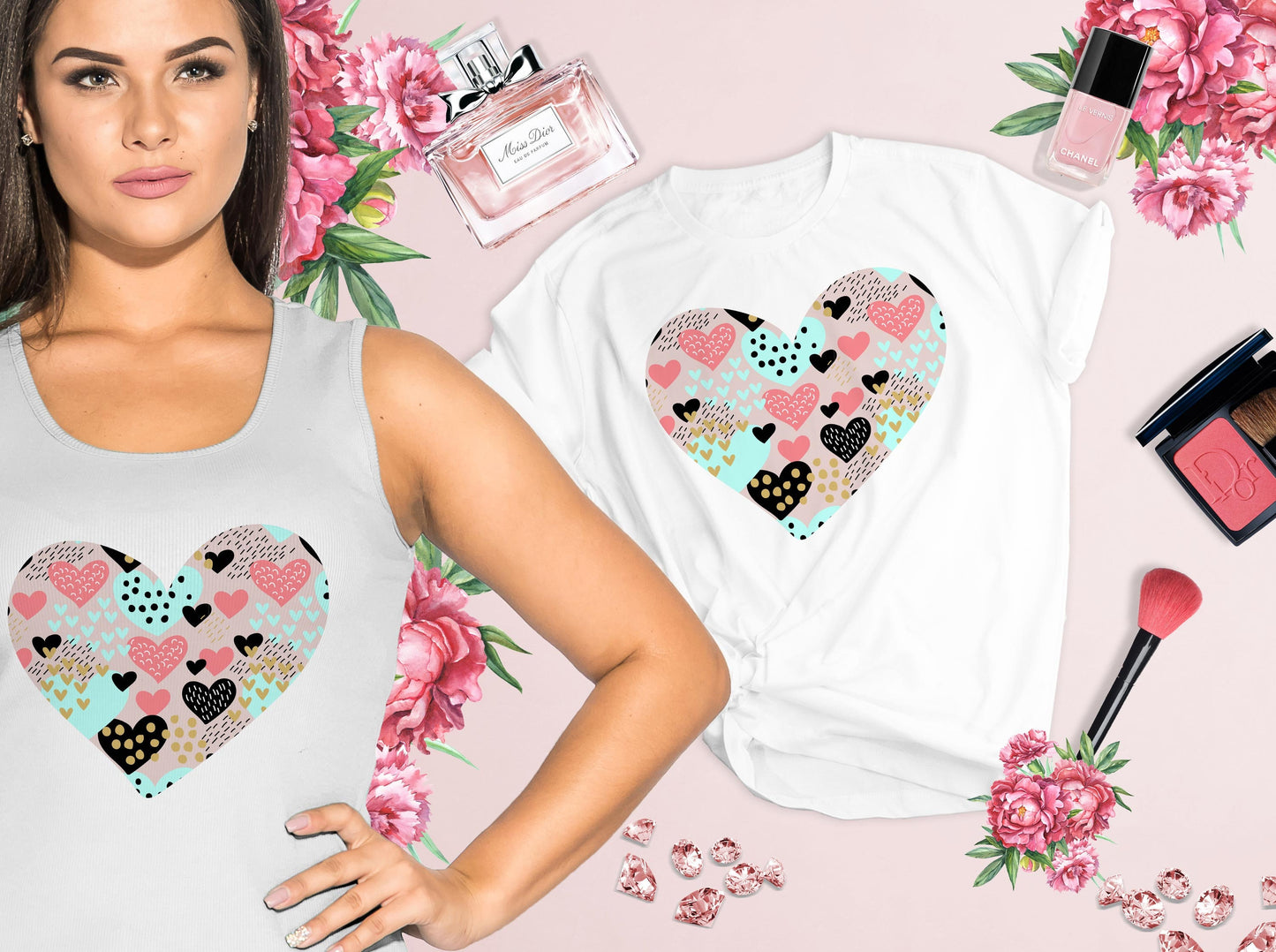 5 Valentines Day T Shirt Template Designs for Sublimation Printing Cute Valentine Shirt VOLUME III Valentines TShirt Valentines Mug Sublime