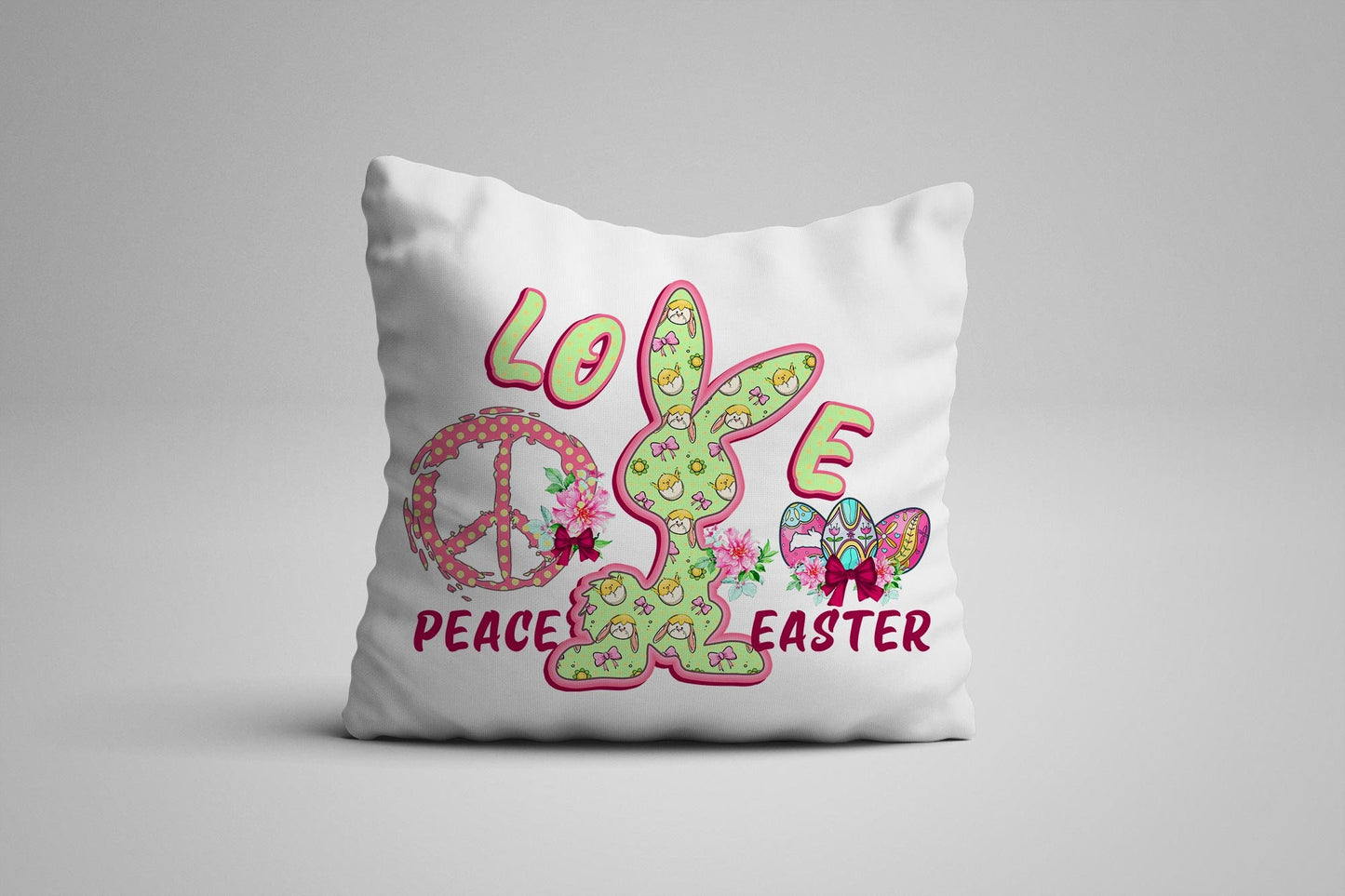 5 Easter Sublimation Design Bundle Png- PEACE LOVE BUNNY Easter - Easter Sublimation Template Png Easter  Sublimation Bunny Design Sublimation