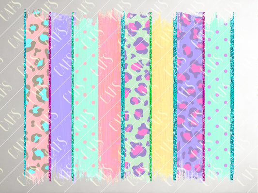 Background Sublimation Design PNG Brush Strokes