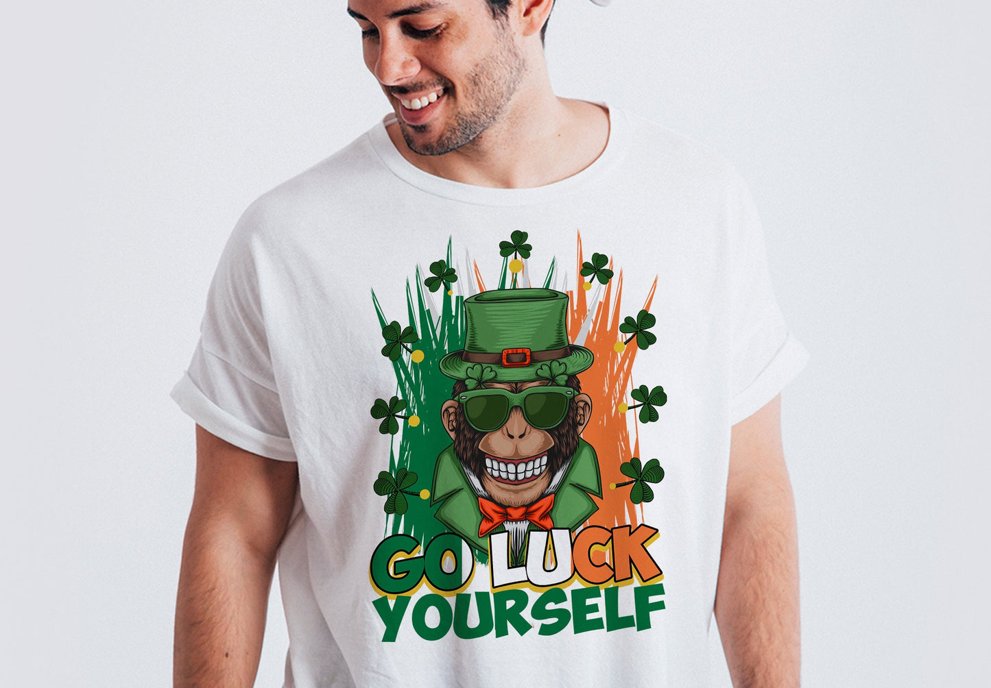 5 St. Patricks Day - Shamrock - Sublimation Digital Designs PNG Design Download, Sublimation Template T shirt, Digital Template Illustration