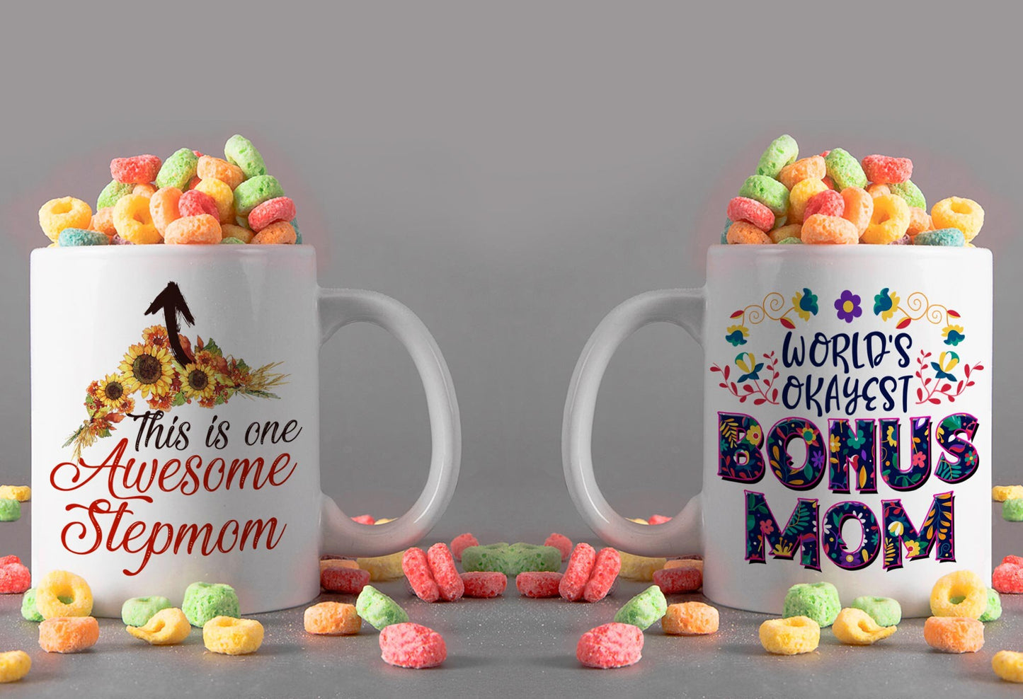 10 MOTHERS DAY Stepmom Bonus Mum Mug Template Design for Sublimation Printing Mug Stepmom Mug Bonus Mom Stepmum Sublimation tempalte design