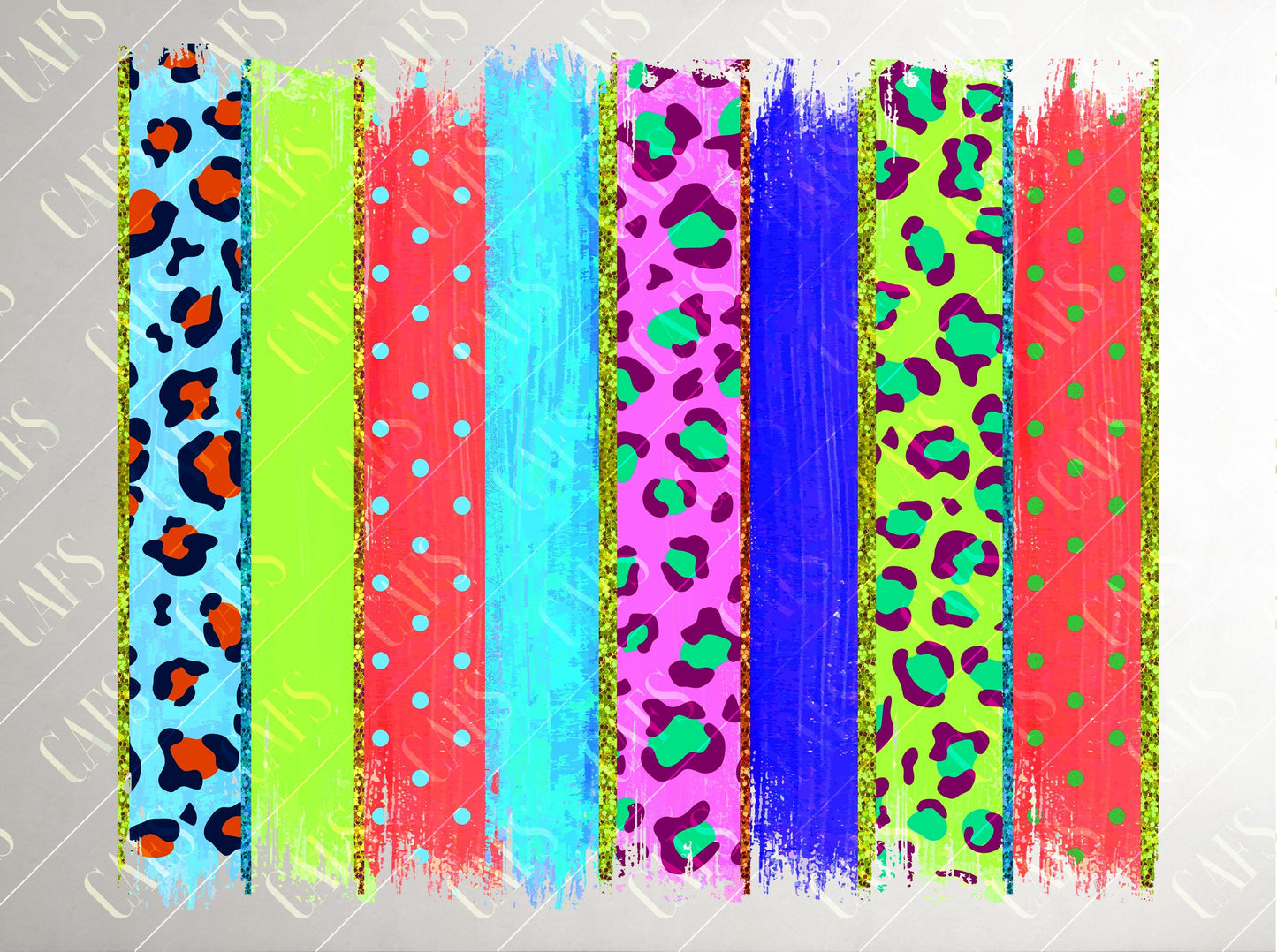 Brush Stroke Background Sublimation PNG 7 Leopard Print Background | Golden | Transfer | Digital Print | Printable | Clipart 1 dollar deal