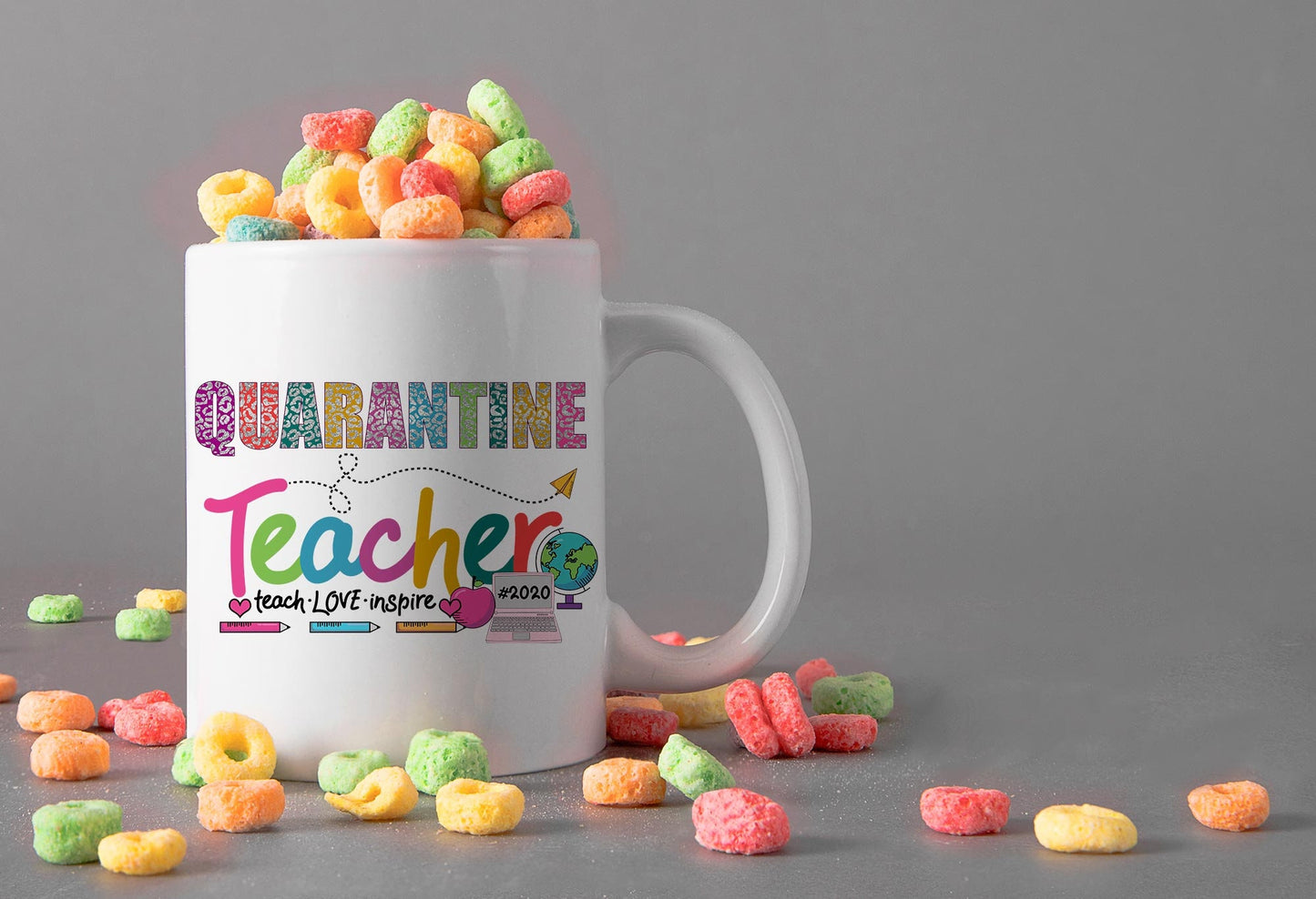 10 TEACHER Mug Template Designs for Sublimation Printing Quarantine Mug Teacher Mug Quarantine Teacher Sublimation tempalte design TEACHER I