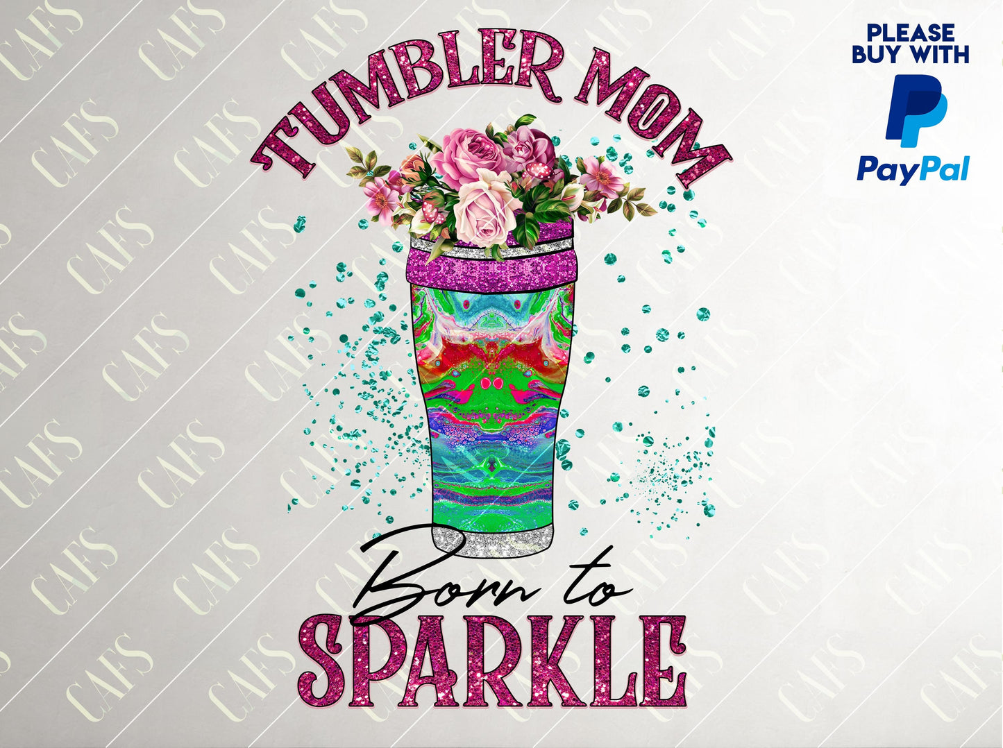 2 Sublimation Designs TUMBLER MOM Born to Sparkle Sublimation Digital Mother Template Crafty Mom Sublimation Design PNG Diy Mom Mothers Day