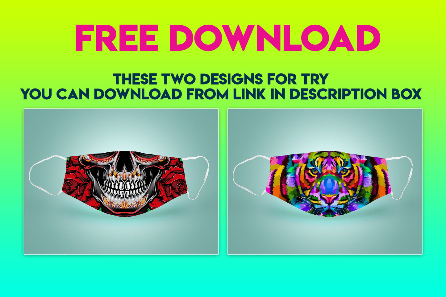 Face Mask Designs BUNDLE Designs 3 Facemask Sublimation Design Template 110 Png Designs