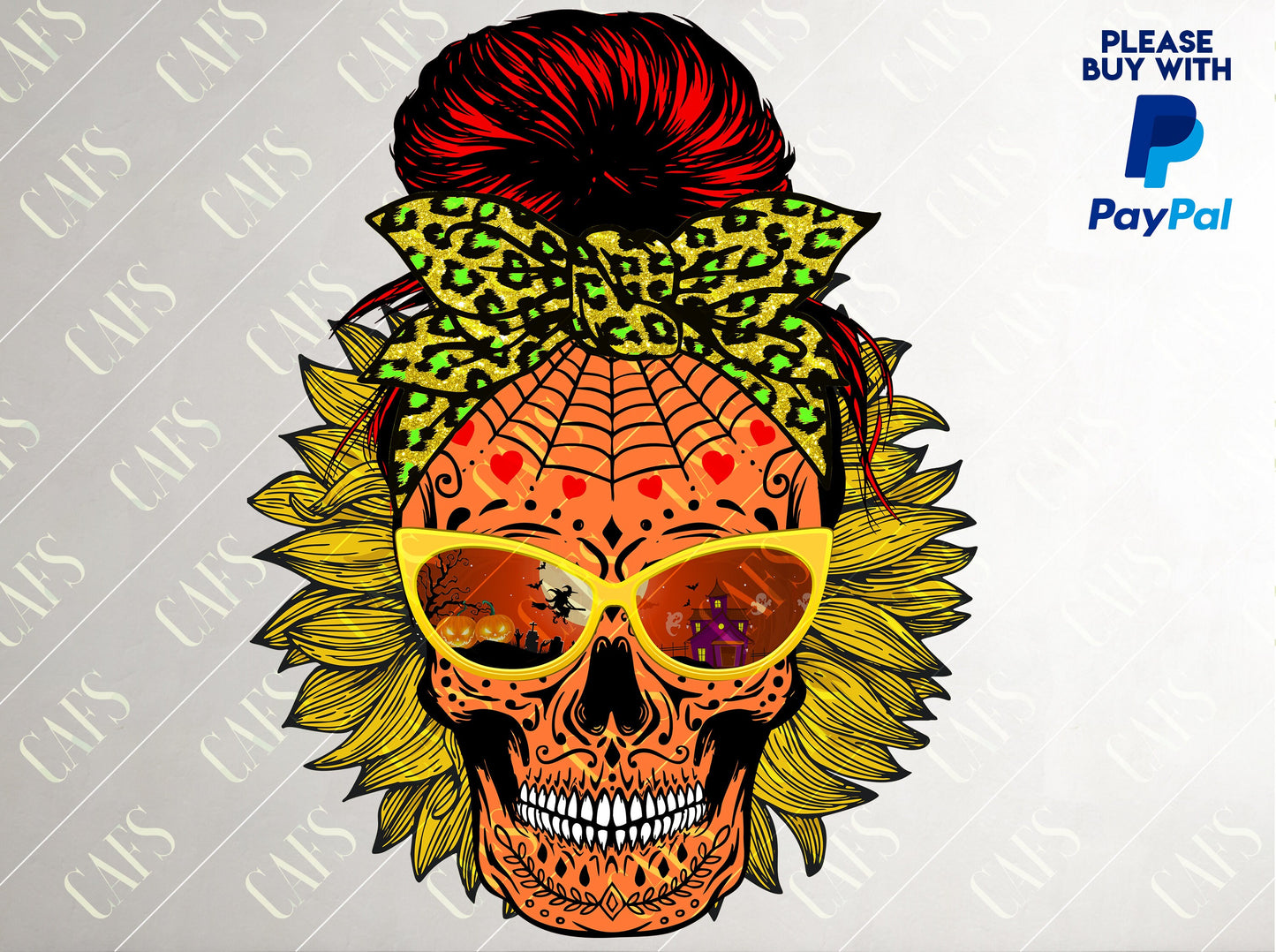 HALLOWEEN Png 5 Designs Halloween Sugar Skull PNG Design Png Halloween Sugar Skull PNG Halloween Sublimation Halloween Digital Sugar Skull