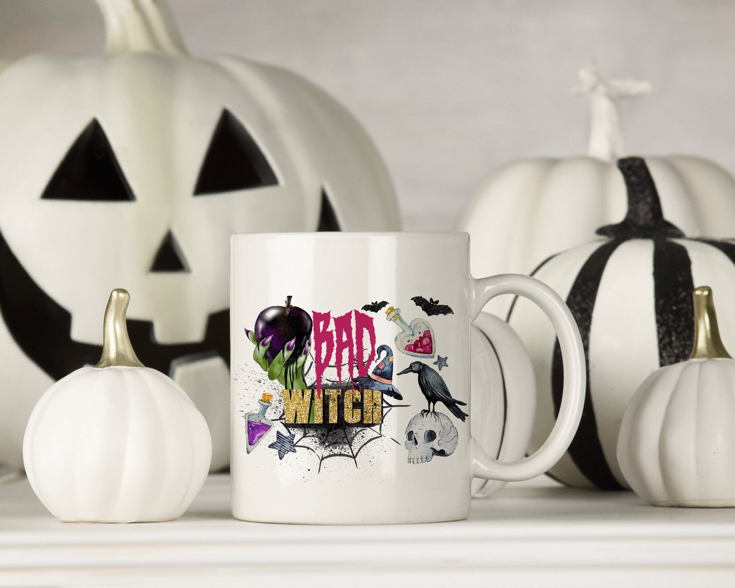 HALLOWEEN Mug Template Designs for Sublimation Printing DTG printing or DTF printing