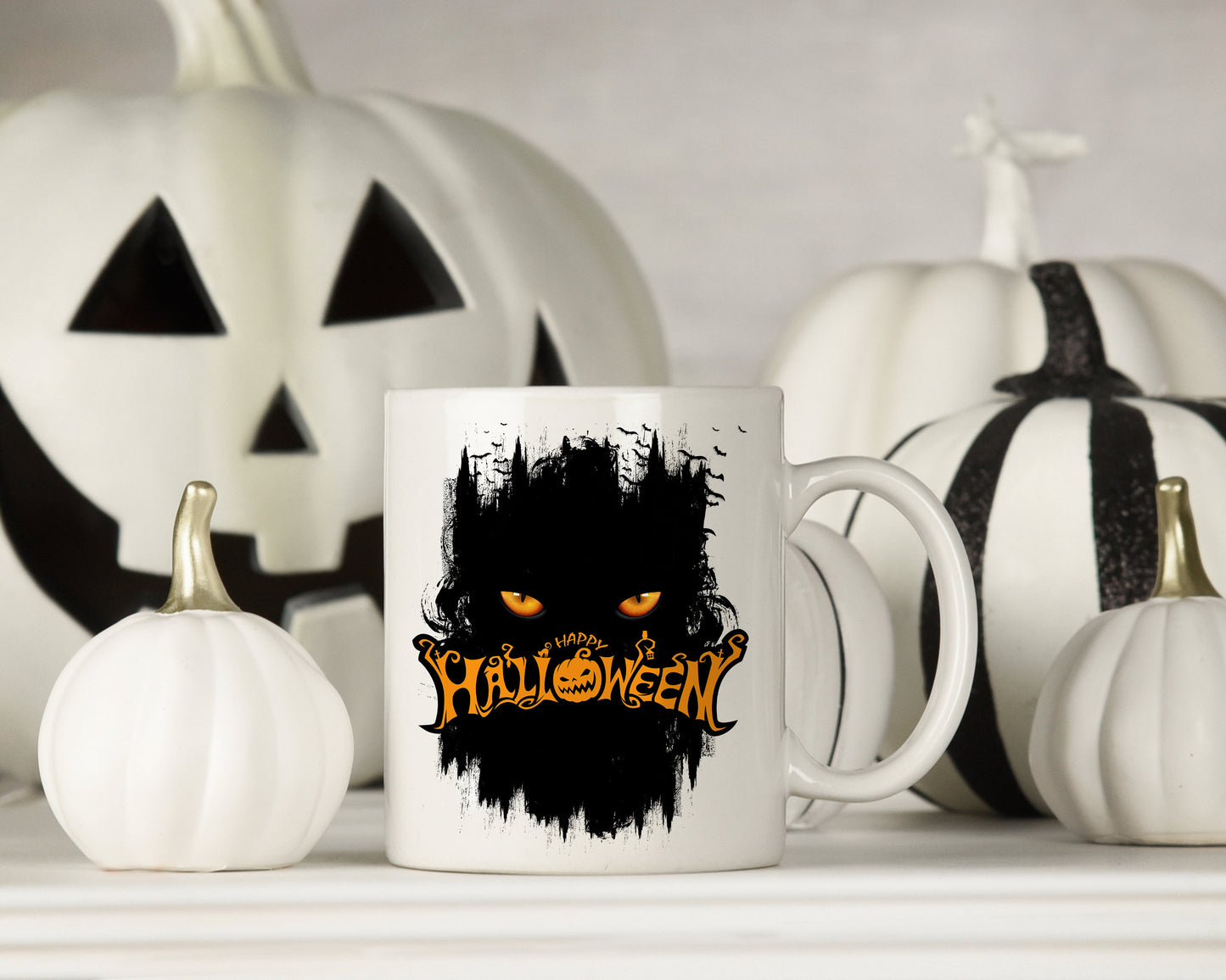 HALLOWEEN Volume II Mug Template Designs for Sublimation Printing Halloween Mug Halloween Sublimation tempalte 10 design